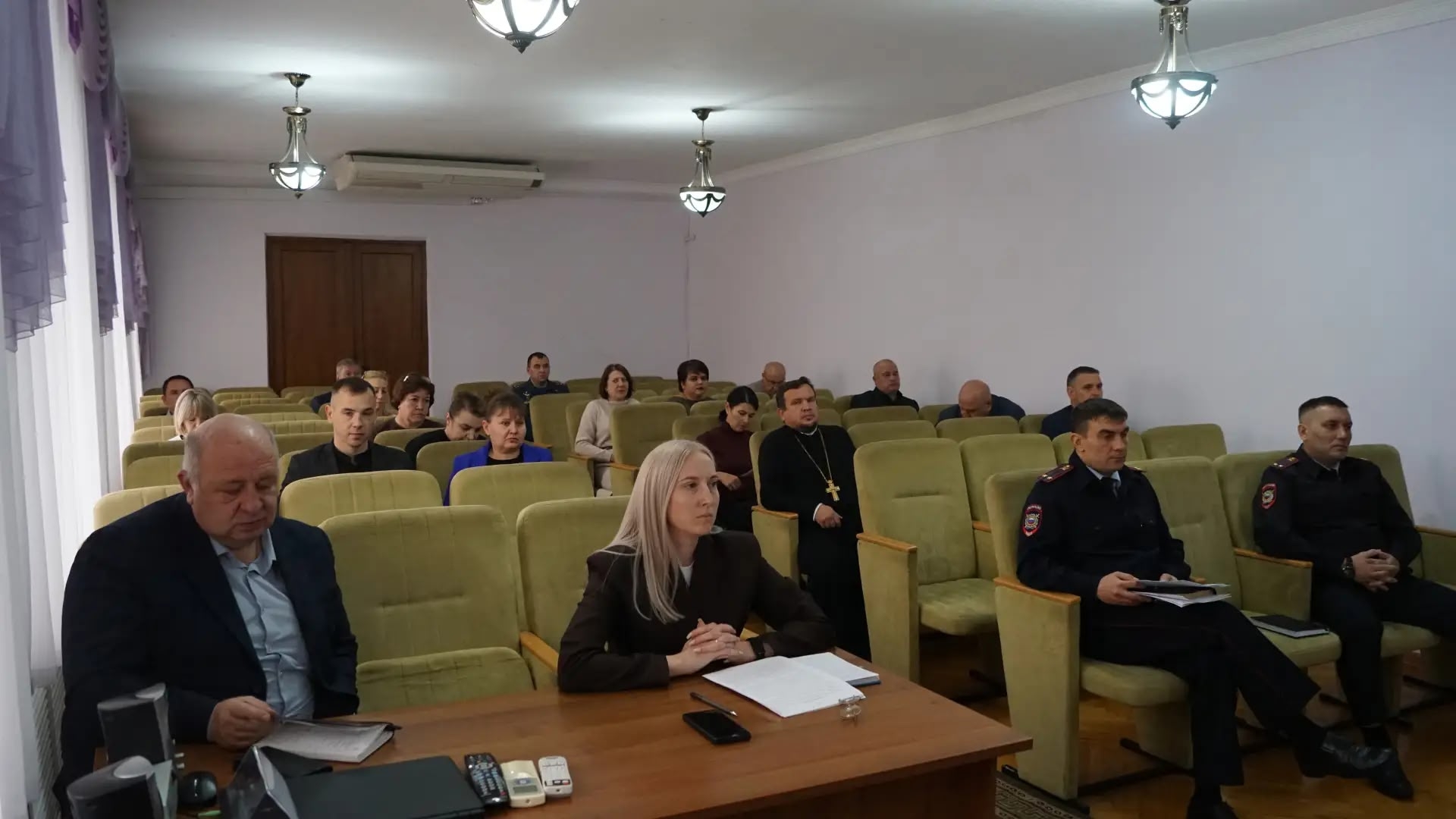 Совместное заседание антитеррористической комиссии и комиссии по предупреждению и ликвидации ЧС и обеспечения пожарной безопасности.